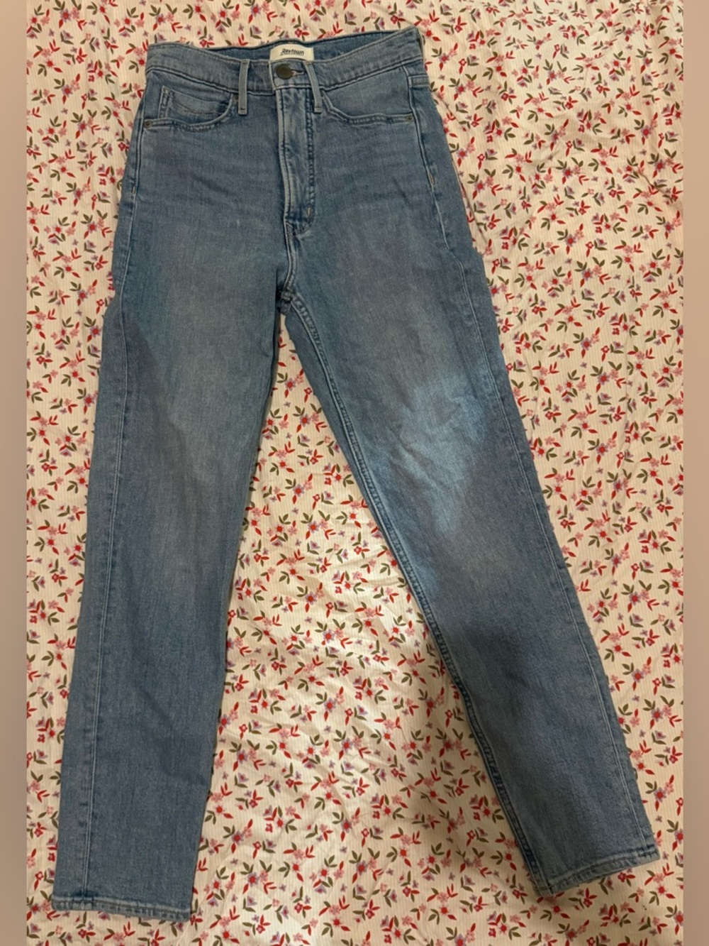 Revtown Classic Straight-Leg Jeans in Light Blue by American Eagle
